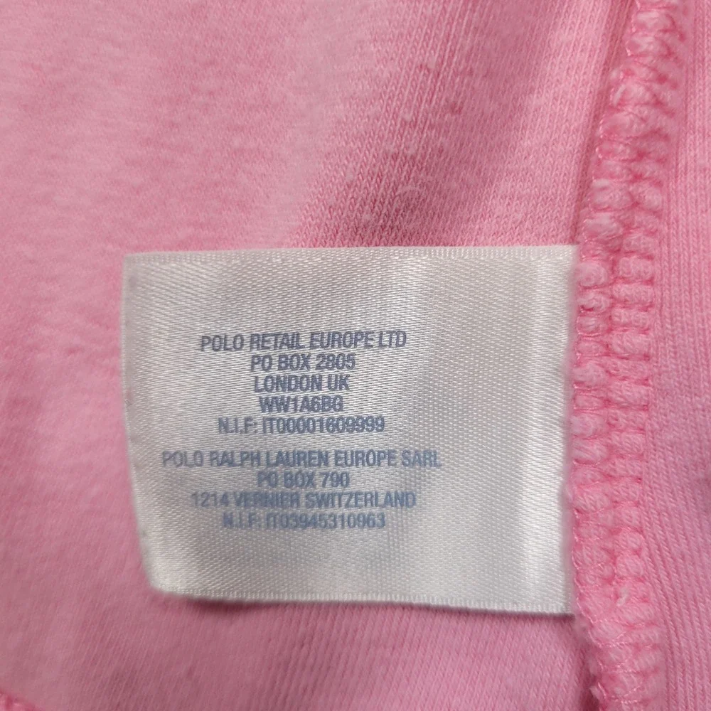 Ralph Lauren Pink Velour Peter Pan Collar Baby Dress 3M